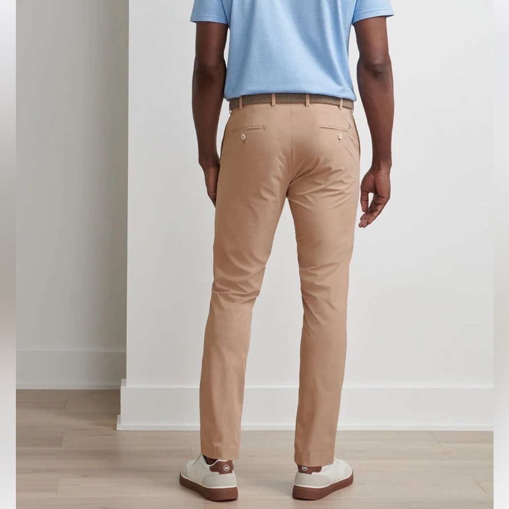 Men’s Peter Millar Surge Performance Trouser- Tan- 33X28 - Picture 2 of 10